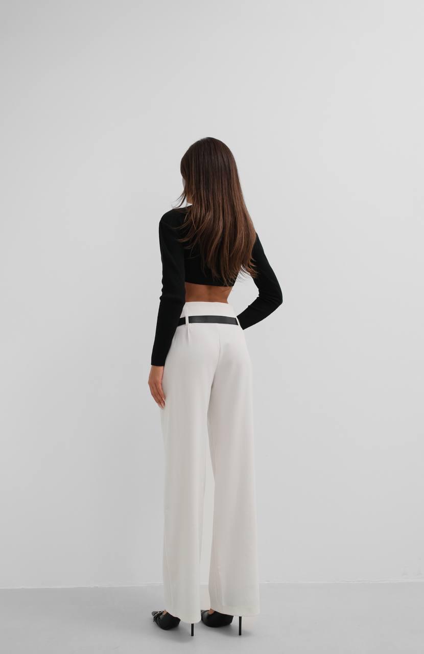Miller Trouser / Belted high waist - MD Fashionwear
