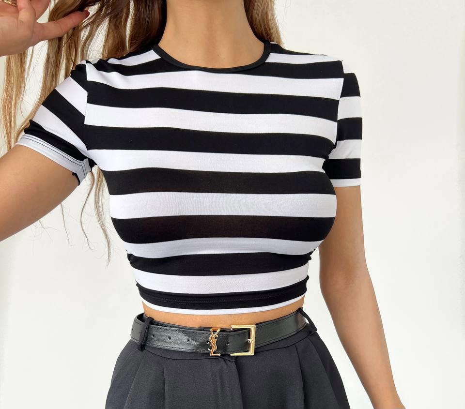 Belt Crop Top - MD Fashionwear