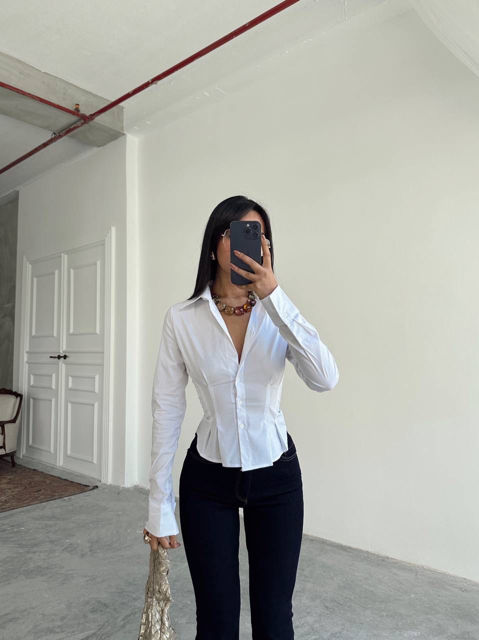 Elsie Crop Shirt - MD Fashionwear