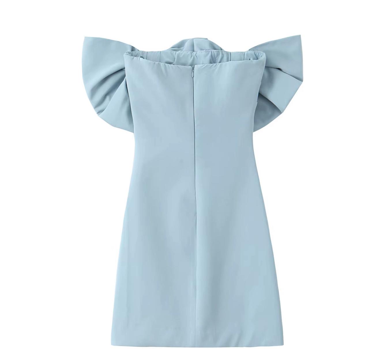 Blue Bow Dress