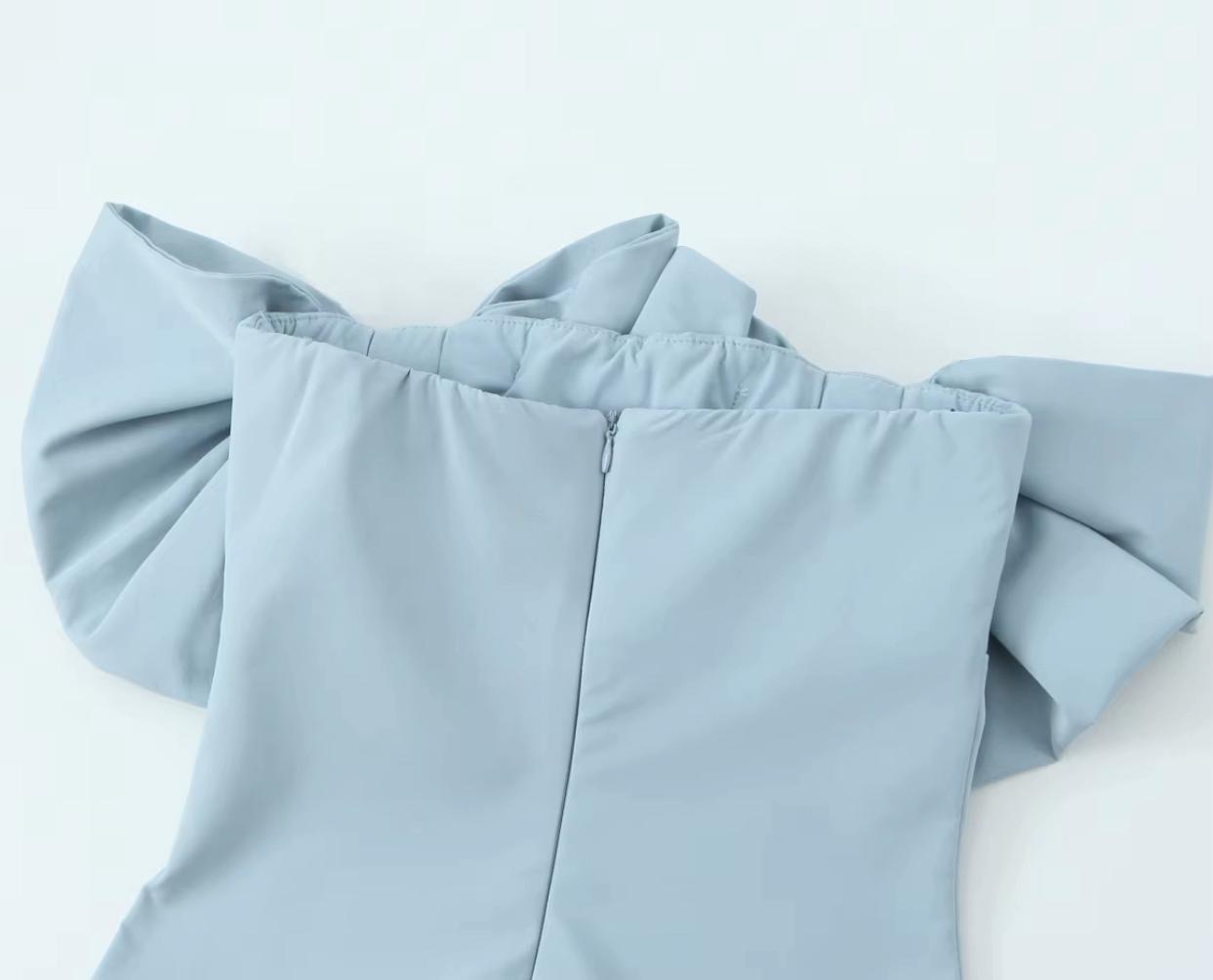 Blue Bow Dress
