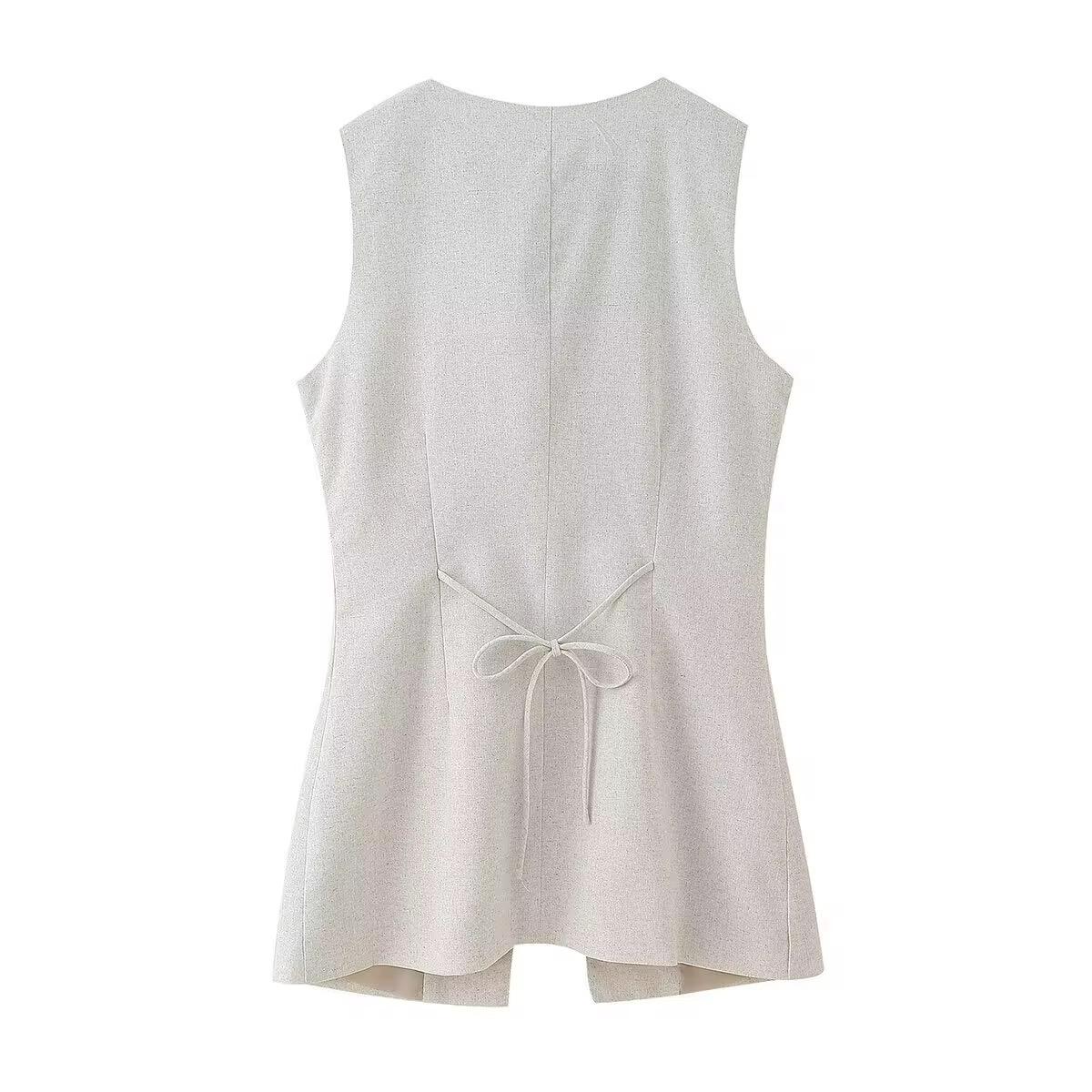 The Aria Button Vest