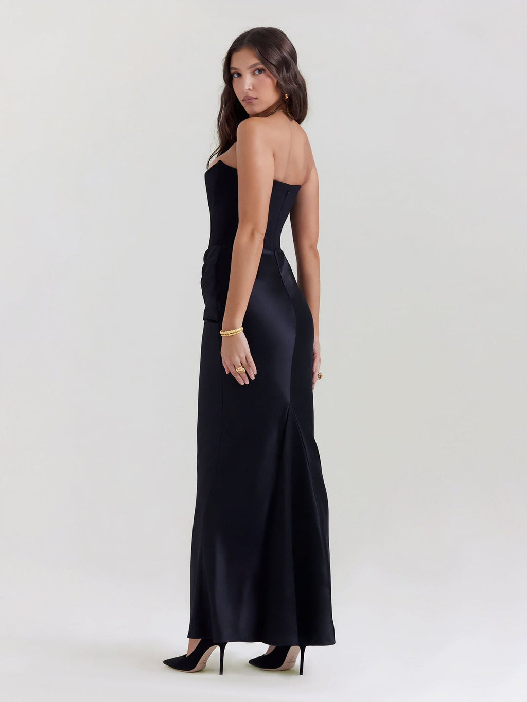 Satin Symphony dress - MD Fashionwear