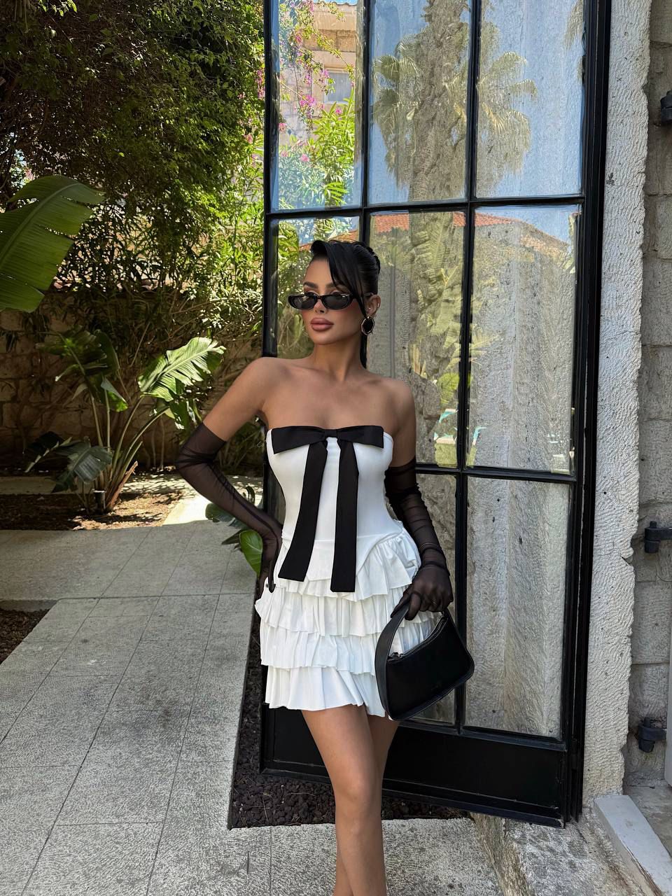 Ramblas Dress with Gloves