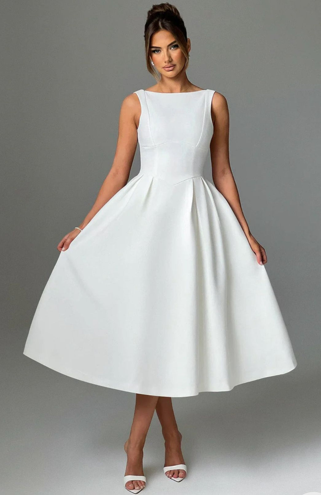 CLARABELLA MIDI DRESS