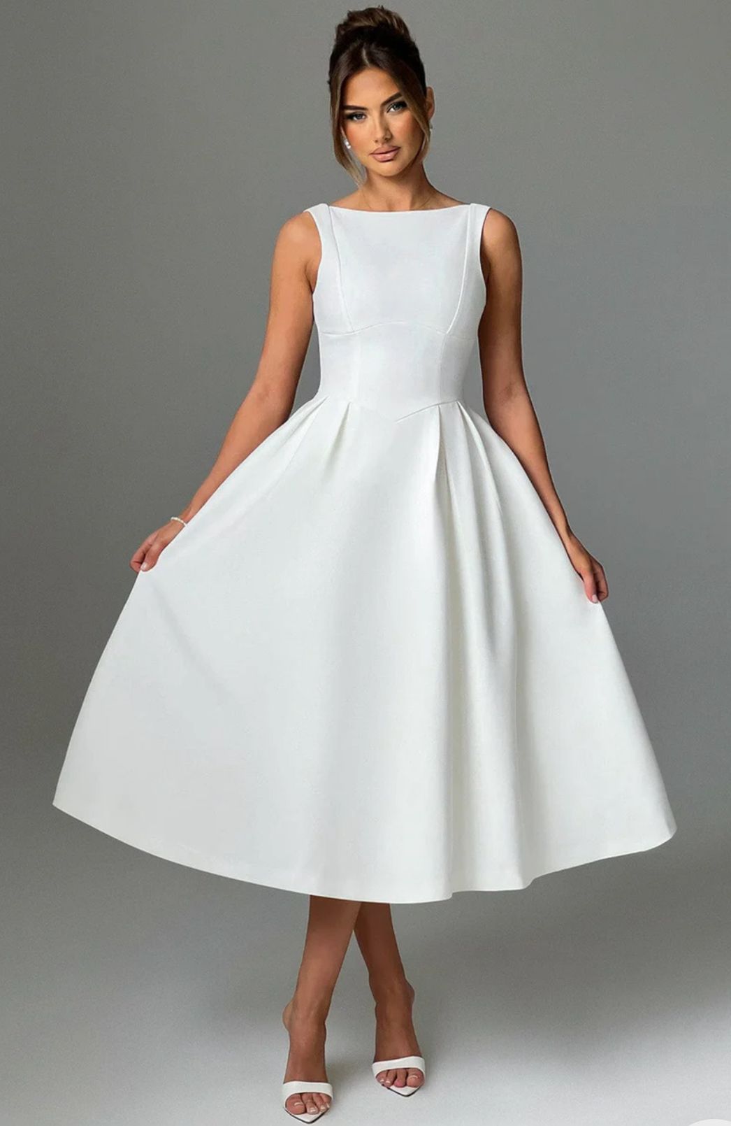 CLARABELLA MIDI DRESS